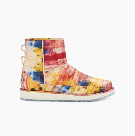 UGG X Ovadia Classic Mini Tie Dye - Tøfler Herre - Multicolor (NO-P618)